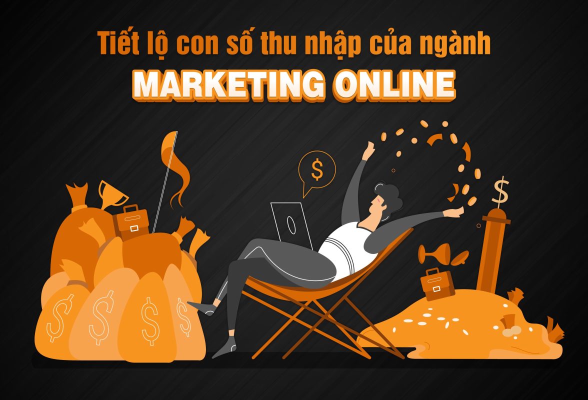 Tiết lộ thu nhập của ngành Marketing Online